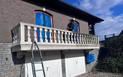 Je gevel luchtgommen of zandstralen? Welke techniek is het best?